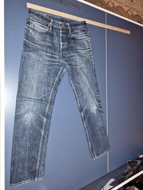 Freenote Cloth Portola Selvedge Jeans Faded Indigo Size 32